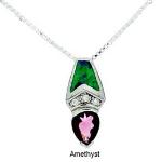 Truth Amethyst Anhänger m. Opal u. Zirkonia